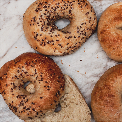 Bagels de masa madre