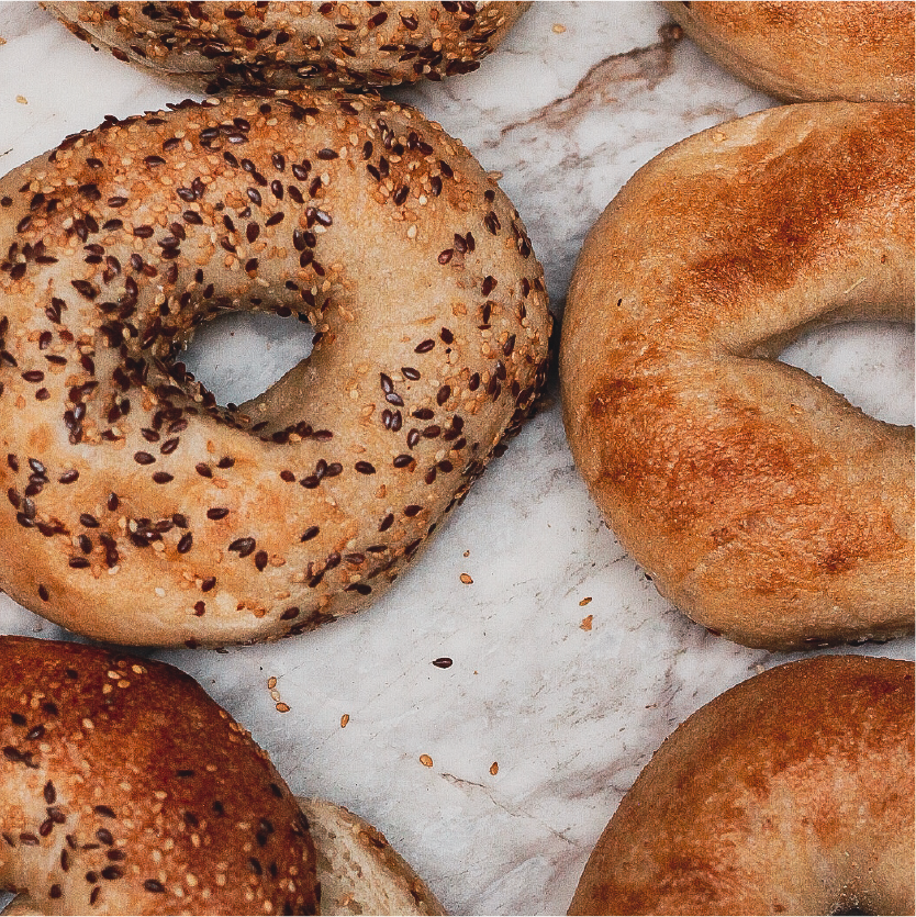 Bagels de masa madre