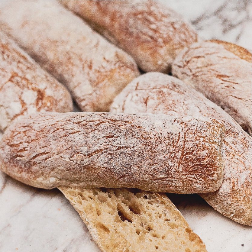 Pan ciabatta x 6 unidades