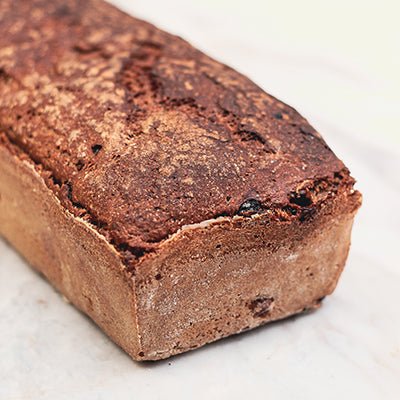 Pan de centeno masa madre con uvas pasas